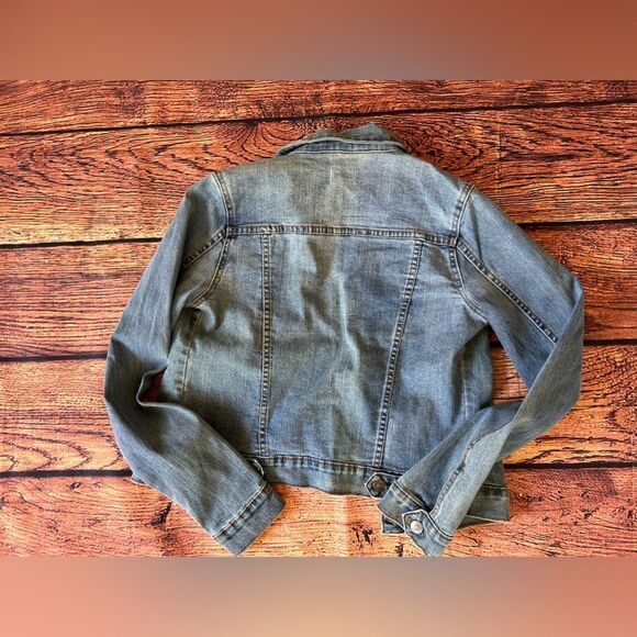 Hudson Girls Light Wash Long Sleeve Jean Jacket Size XL - Picture 10 of 10